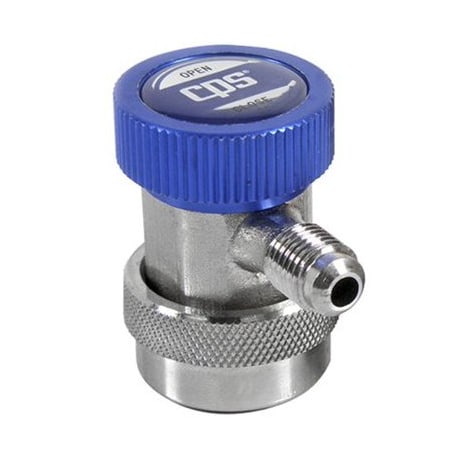 U-View Ultraviolet Systems COUPLER LowSide Chrm  90deg 1/4"SAE Mal CSQCL14